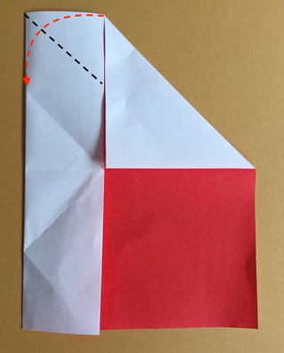 ハートの箸袋の折り方8